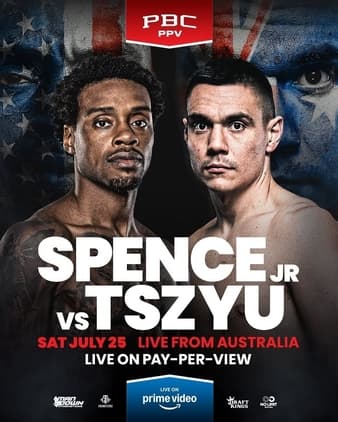 Fight poster for Spence vs. Tszyu
