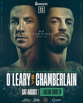 Fight poster for O'Leary vs. Chamberlain