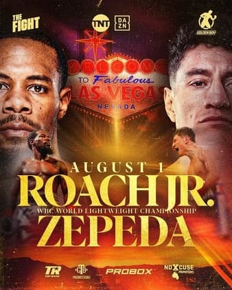 Fight poster for Roach Jr. vs. Zepeda: The Fight