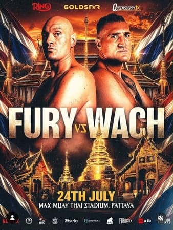 Fight poster for Fury vs. Wach