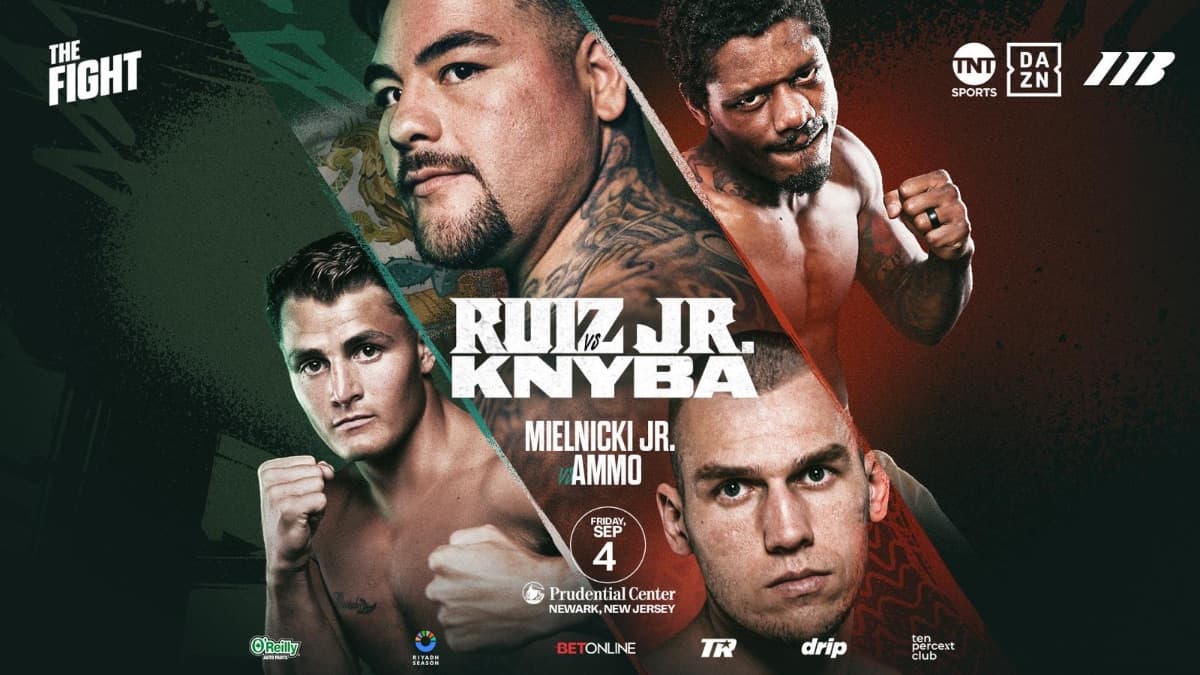 Andy Ruiz Jr. fights Damian Knyba on September 4