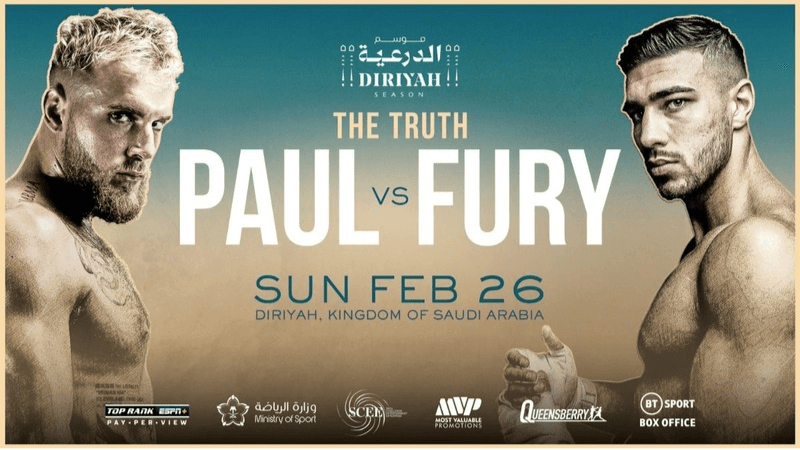 Jake Paul vs Tommy Fury