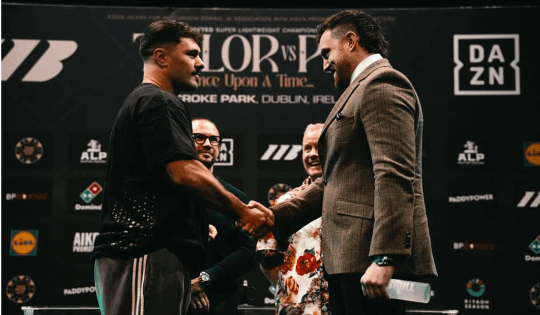 Allen and Carty shake hands