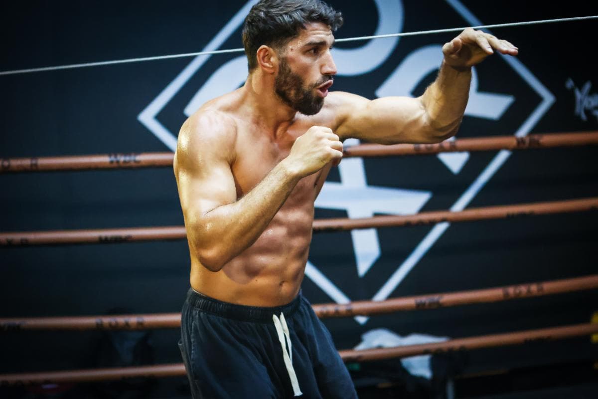 Ermal Hadribeaj in training