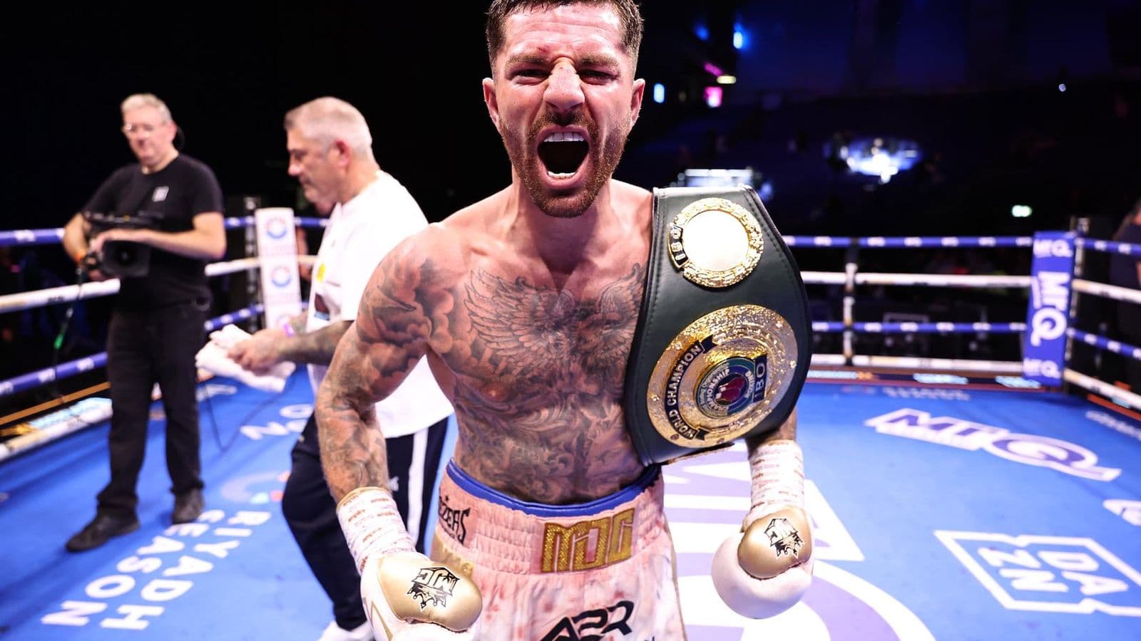 Mark Chamberlain crowned new IBO World super-lightweight champion