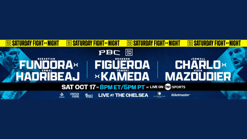 Sebastian Fundora, Brandon Figueroa and Jermall Charlo October 17