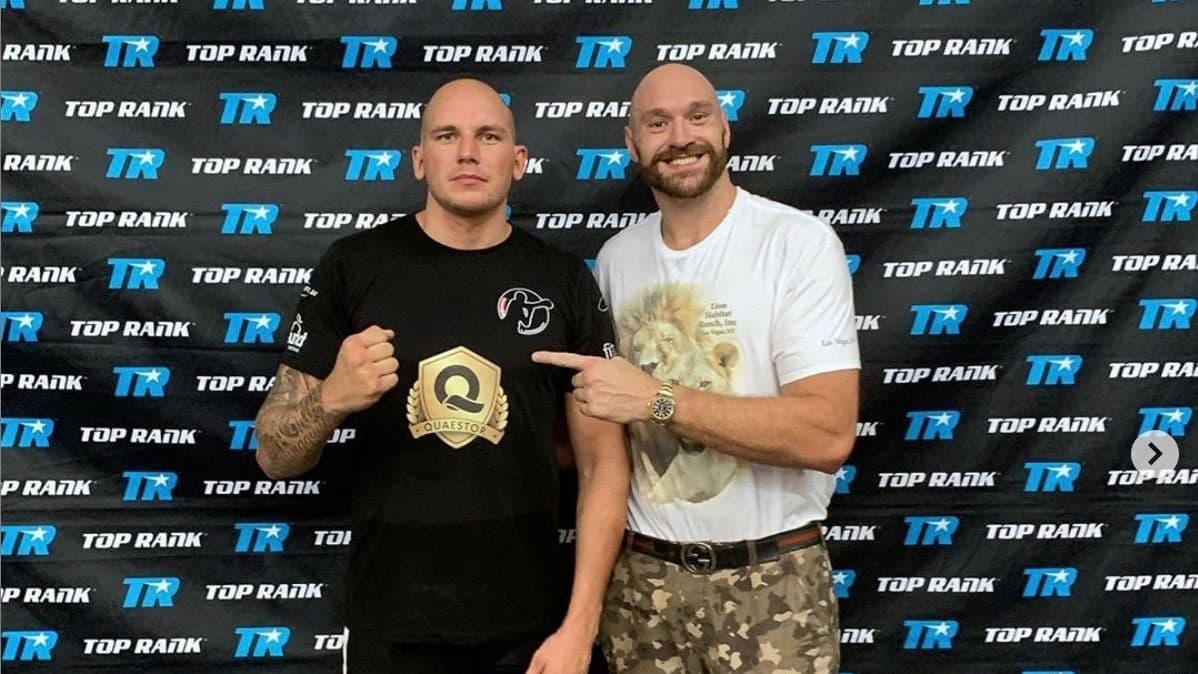 Kem Ljungquist With Tyson Fury
