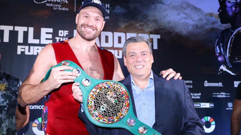 Tyson Fury and Mauricio Sulaiman