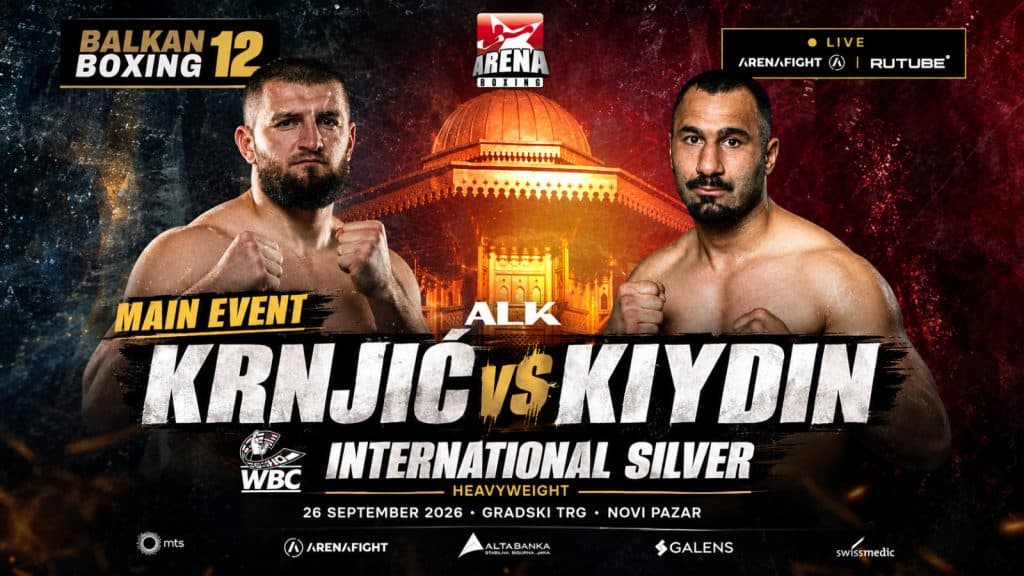 Ahmed Krnjic vs Ali Kiydin fight poster