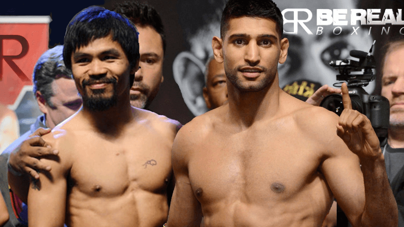 Amir Khan and Manny Pacquiao