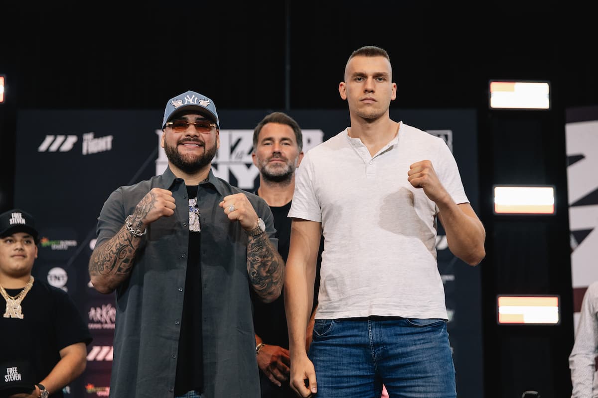 Ruiz and Kynba at the final presser