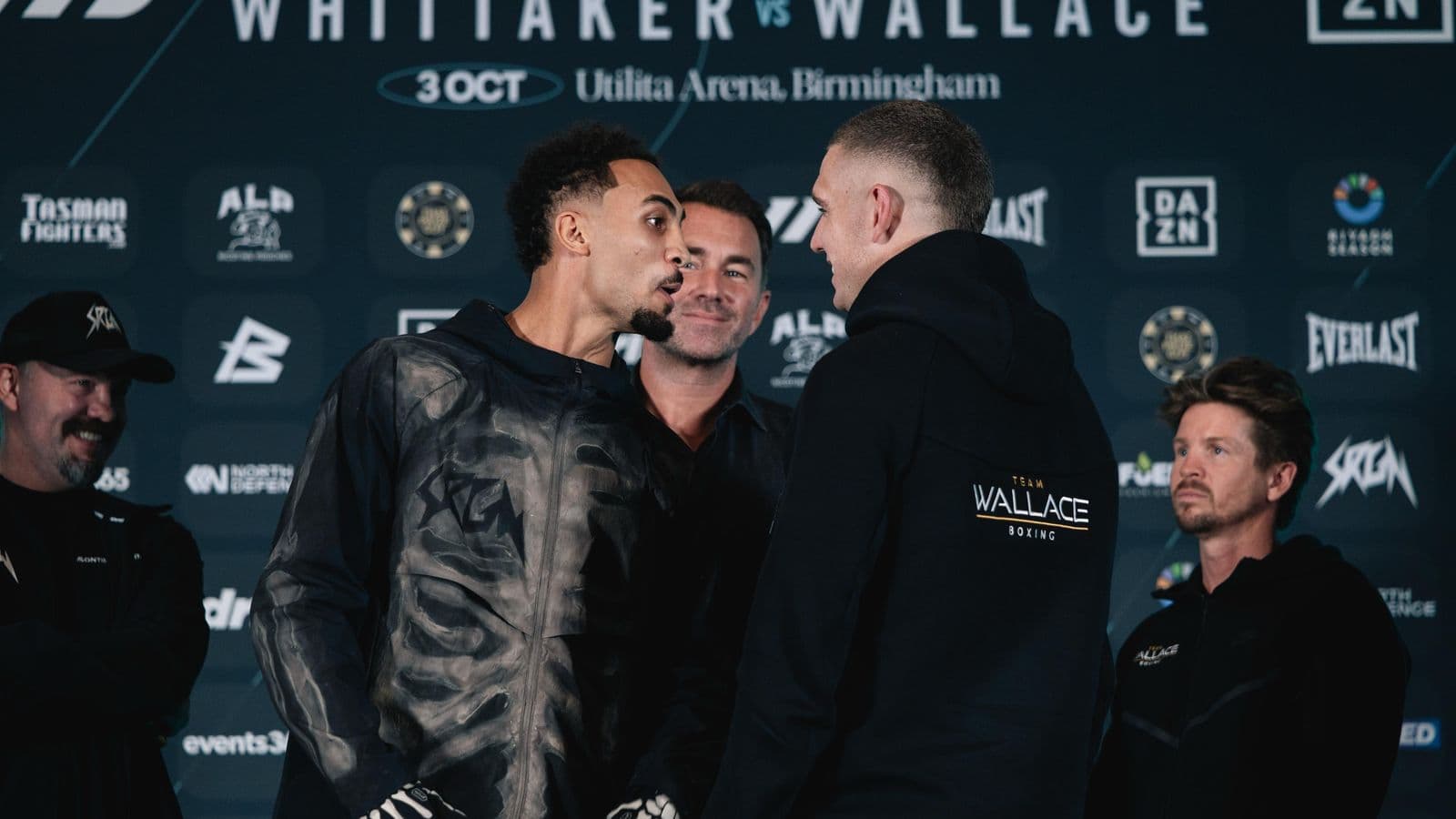Ben Whittaker and Conor Wallace clash at press conference