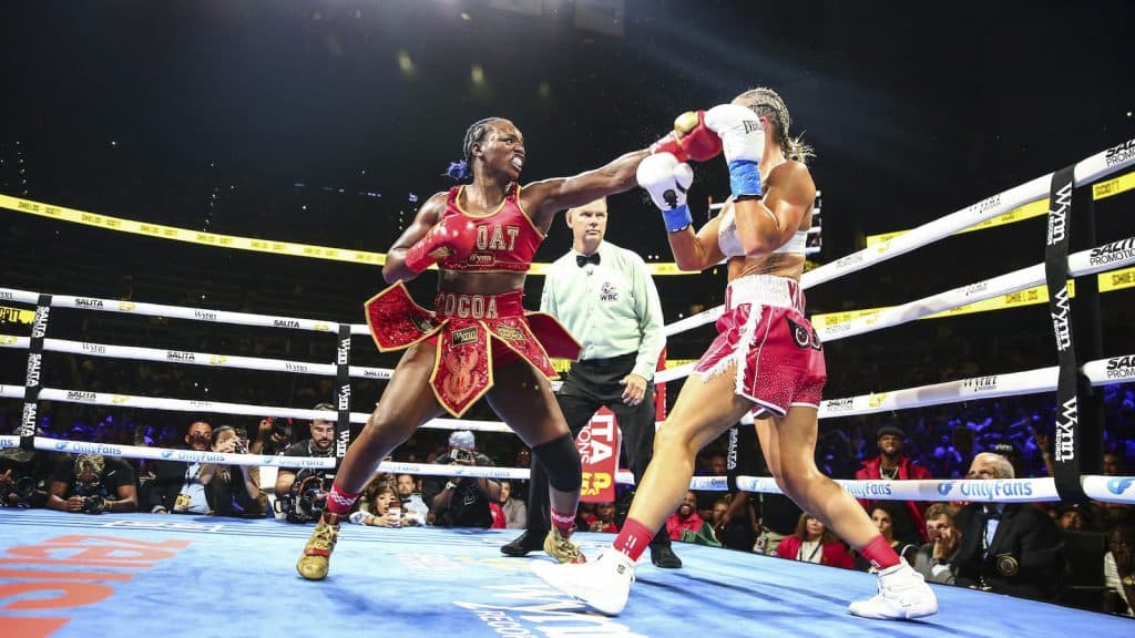 claressa shields kaye scott fight results