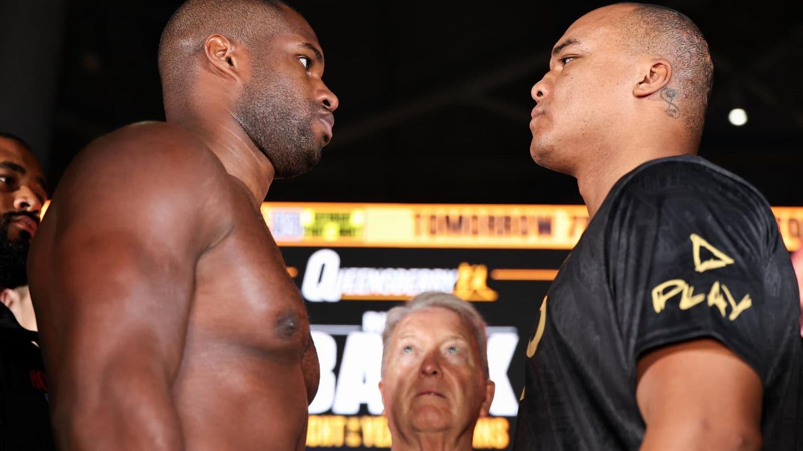 Daniel Dubois vs Fabio Wardley 2 weigh-in