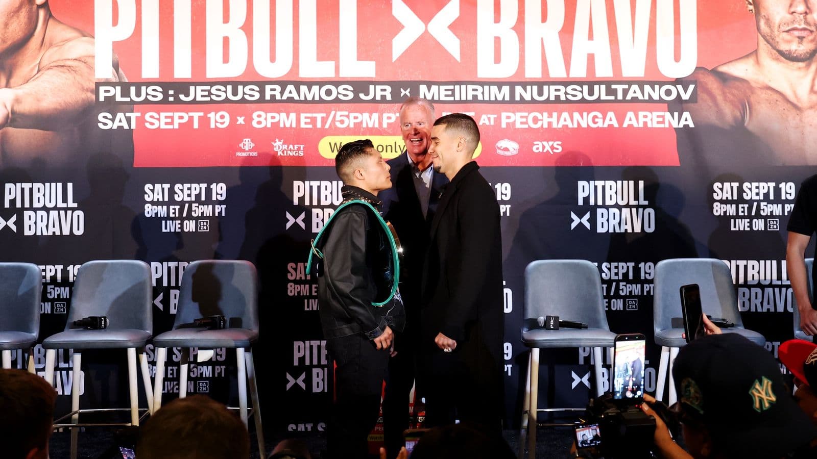 Isaac Cruz and Nestor Bravo face off