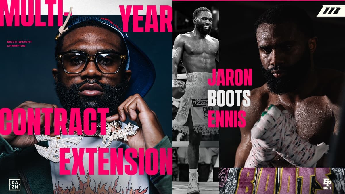 Jaron ‘Boots’ Ennis extends contract with Matchroom