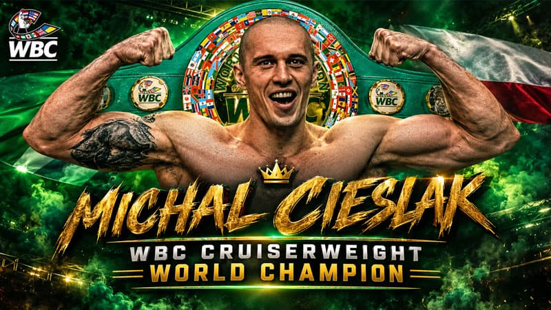Cieslak crowned WBC cruiserweight champion