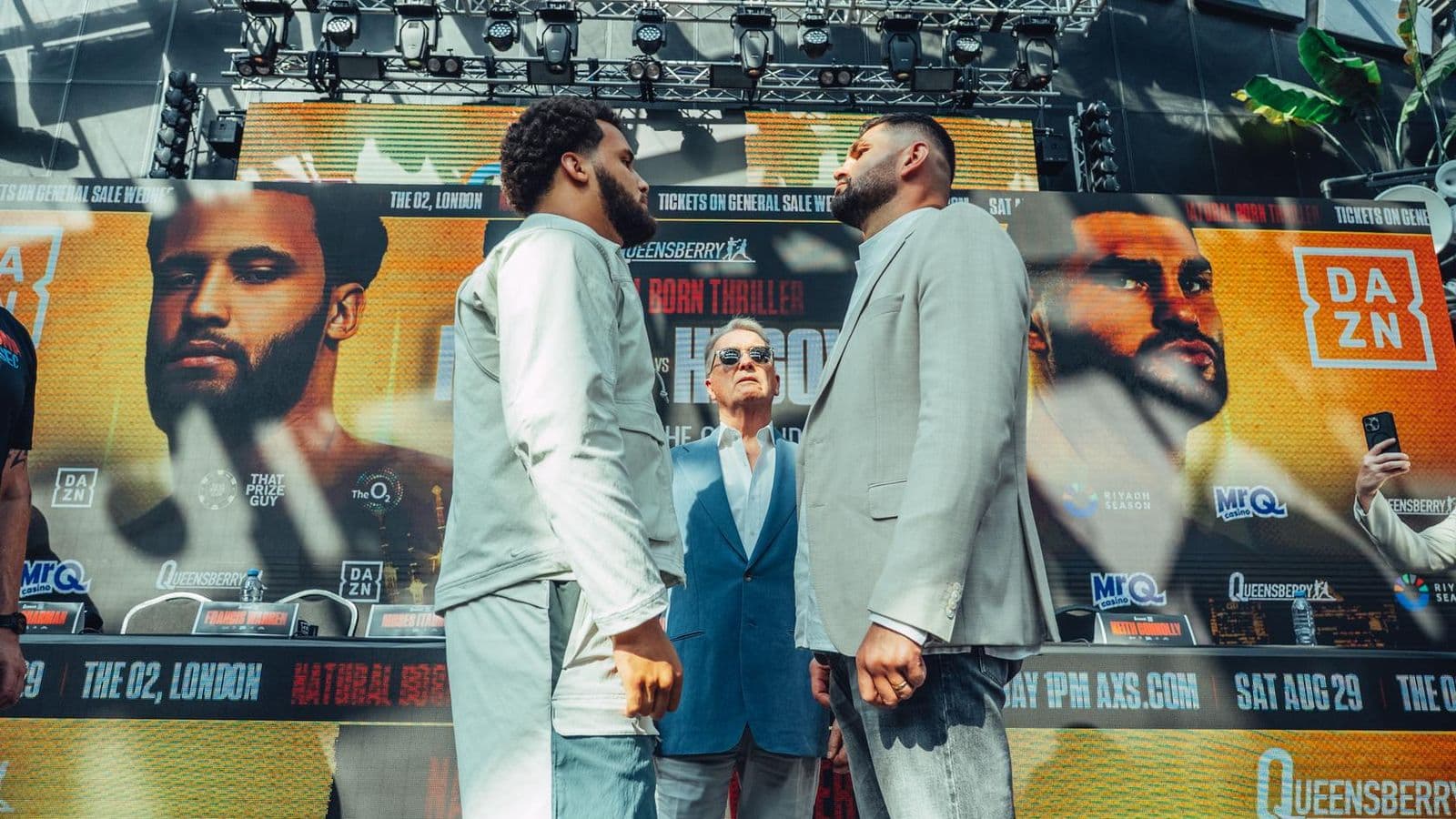 Moses Itauma and Filip Hrgovic face off before fight night