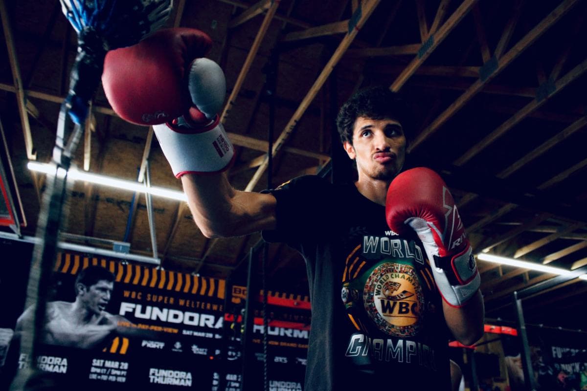 Sebastian Fundora in training