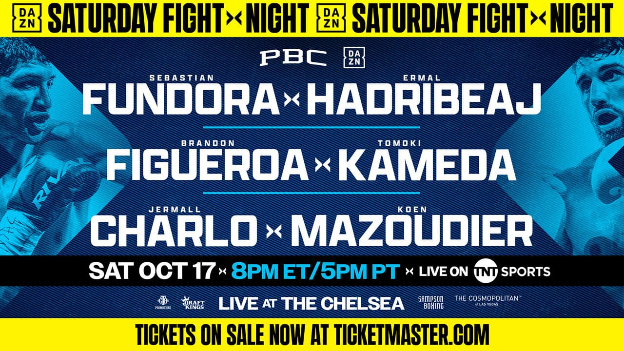 Sebastian Fundora, Brandon Figueroa and Jermall Charlo October 17