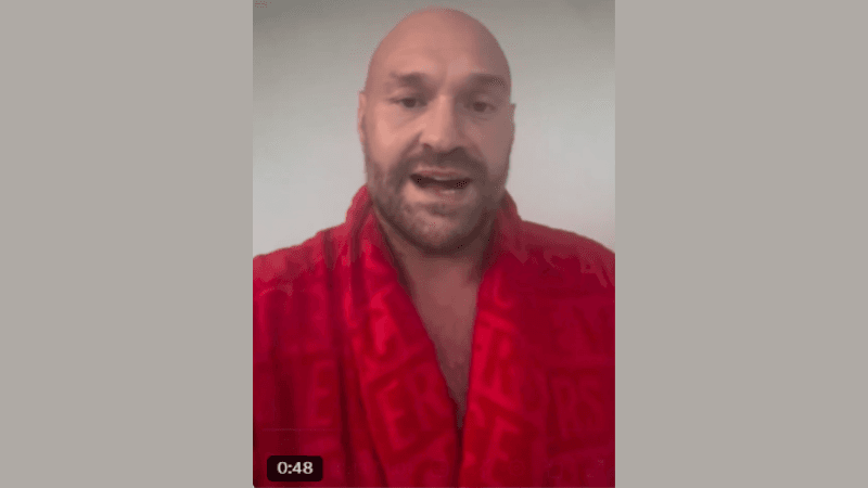 Tyson Fury on Instagram