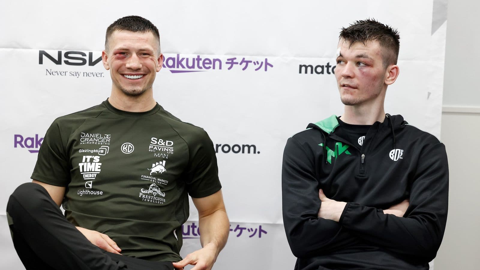Aaron Mckenna and Kieron Conway