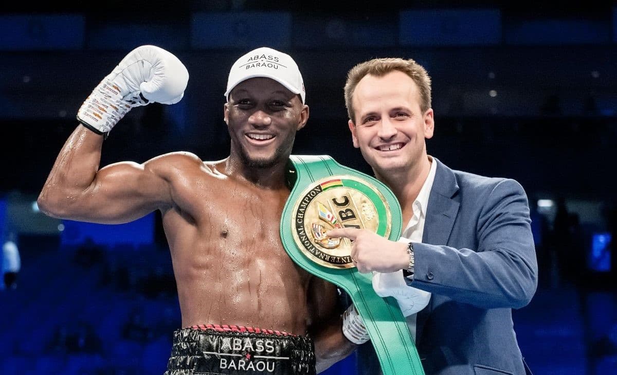 Abass Baraou WBC Belt