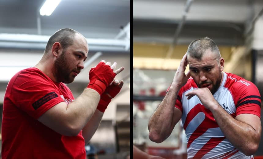 Adam Kownacki vs Robert Helenius Training