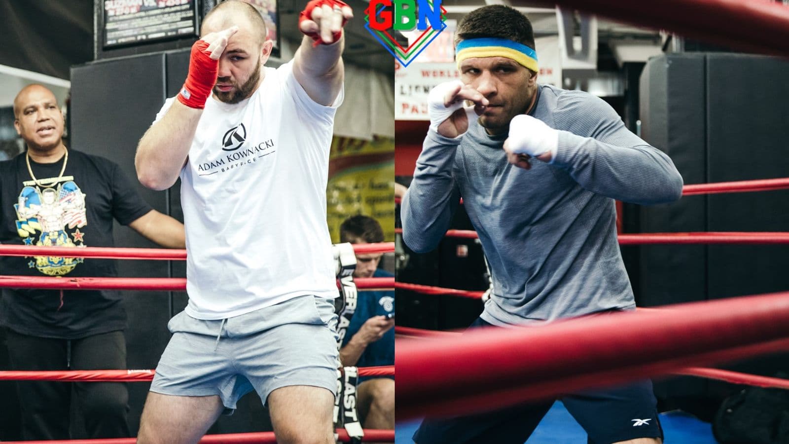 Adam Kownacki and Sergiy Derevyanchenko Workout GBN