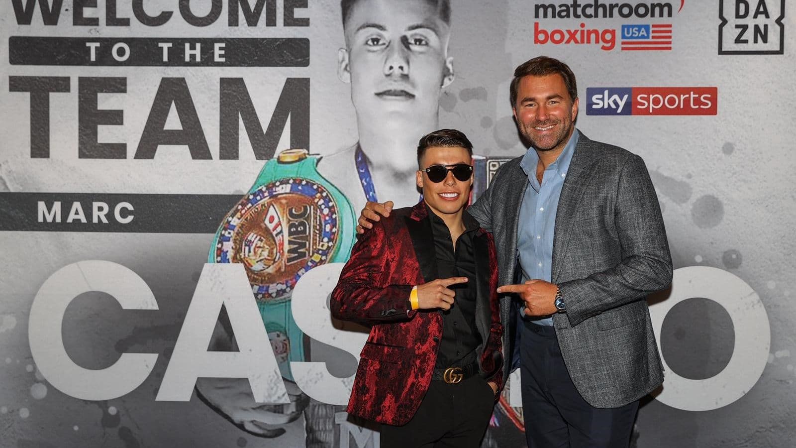 Marc Castro With Eddie Hearn