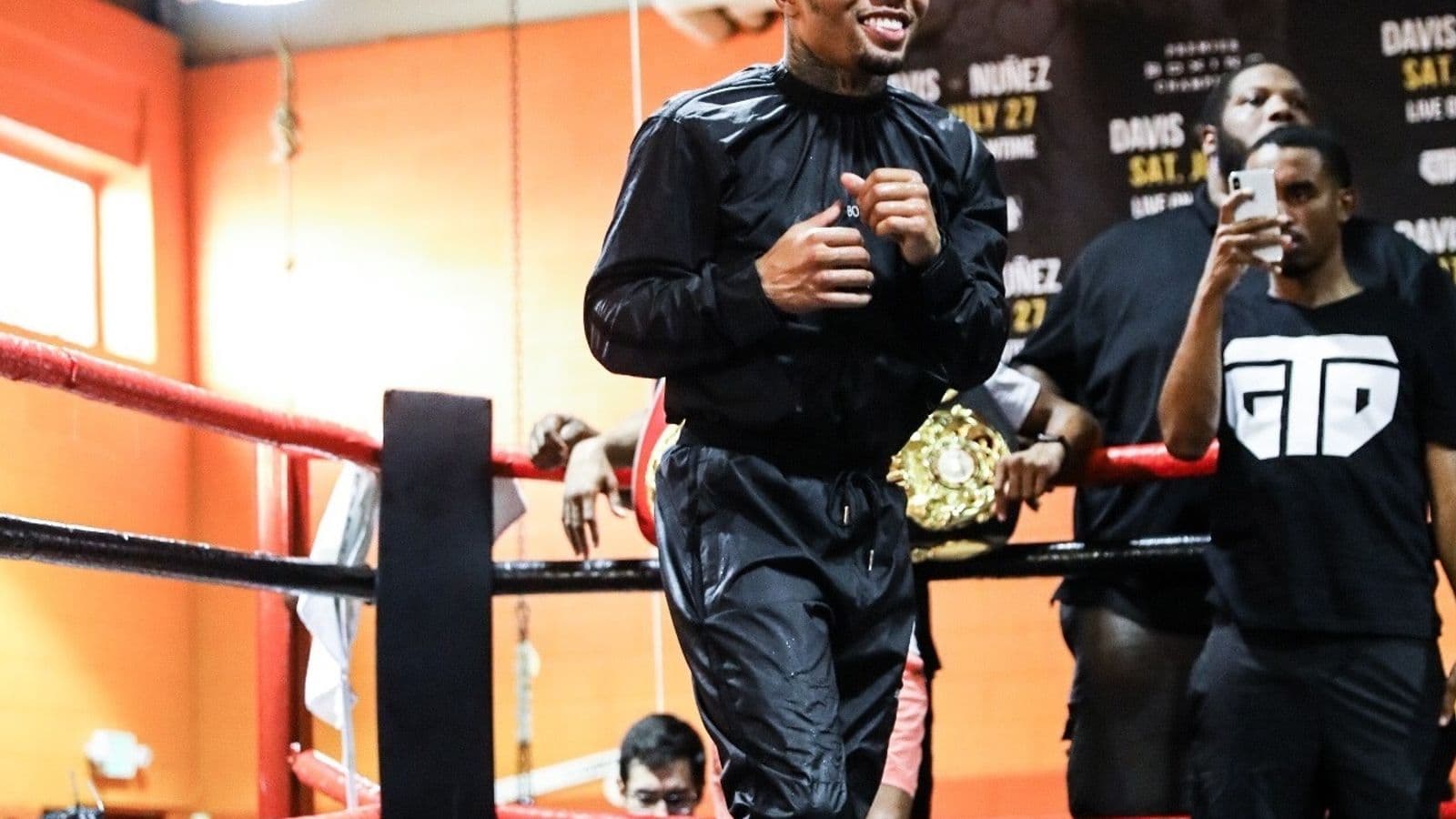Gervonta Davis Training Smiling