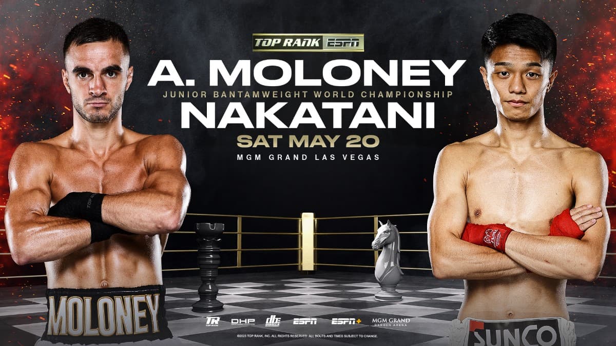 Andrew Moloney vs Junto Nakatani