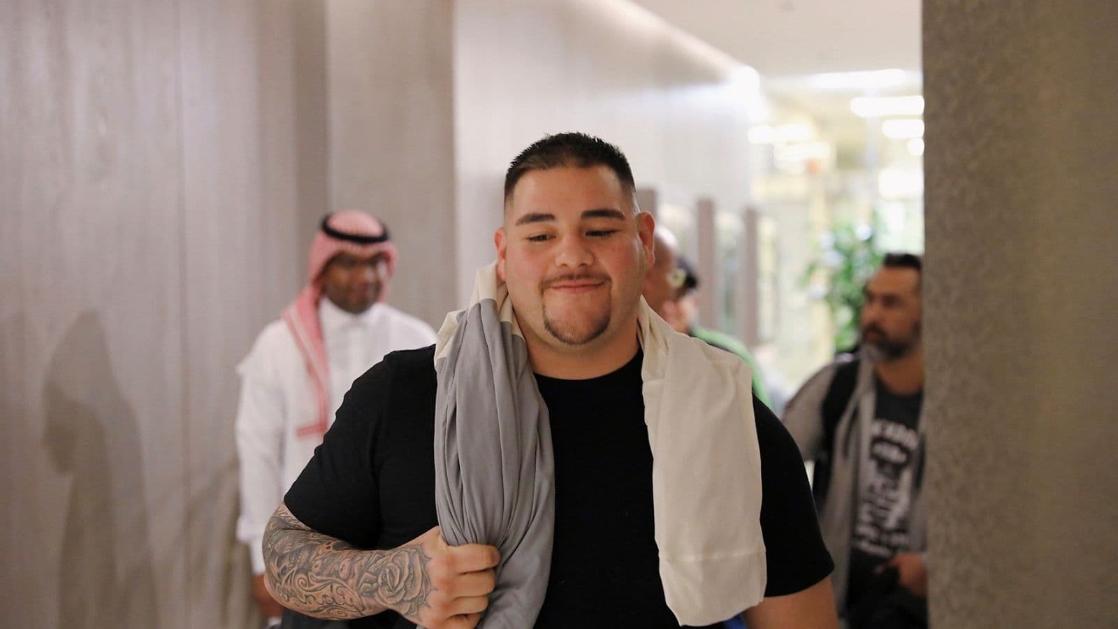 Andy Ruiz Jr Lands in Saudi Arabia
