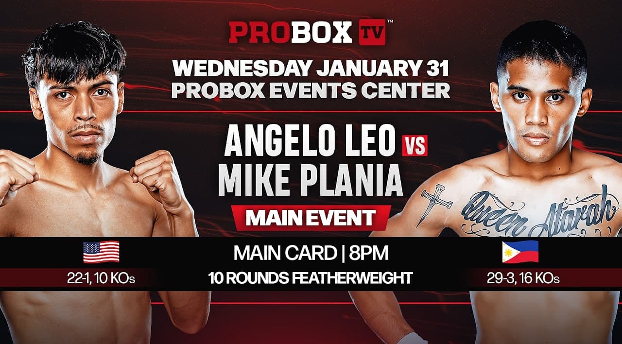Angelo Leo vs Mike Plania