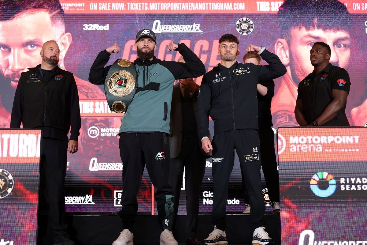 Anthony Cacace vs Leigh Wood Presser