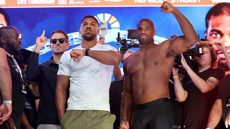 Anthony Joshua vs Daniel Dubois Weighin