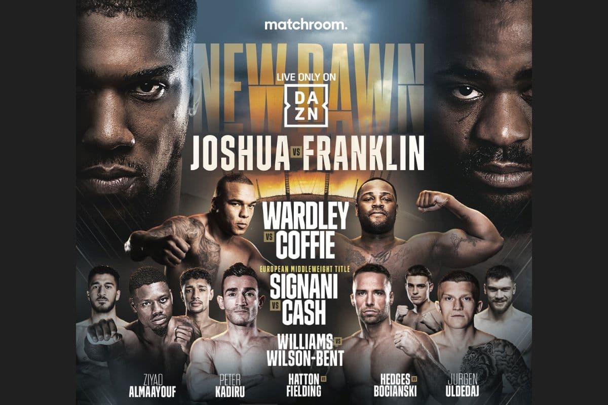 Anthony Joshua vs Jermain Franklin Undercard