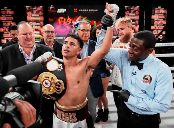 Antonio Vargas WBA Belt