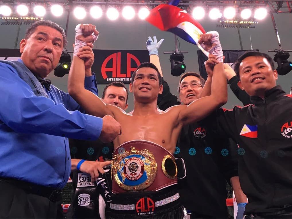 Arthur Villanueva WBO Belt