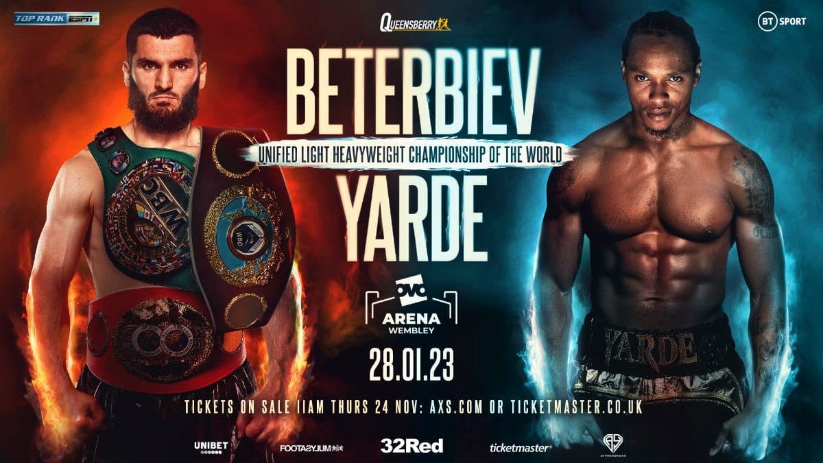 Artur Beterbiev vs Anthony Yarde Jan