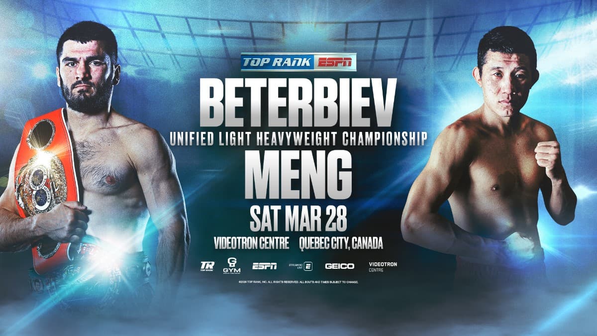 Artur Beterbiev vs Meng Fanlong