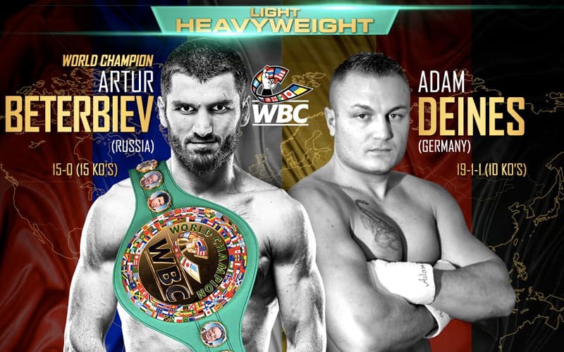 Artur Beterbiev vs Adam Deines Poster