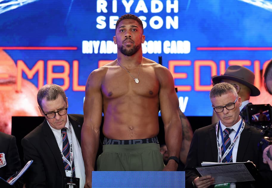 Anthony Joshua vs Daniel Dubois Weighin