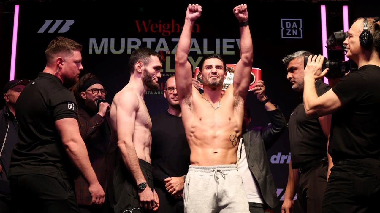 Bakhram Murtazaliev vs Josh Kelly Weighin