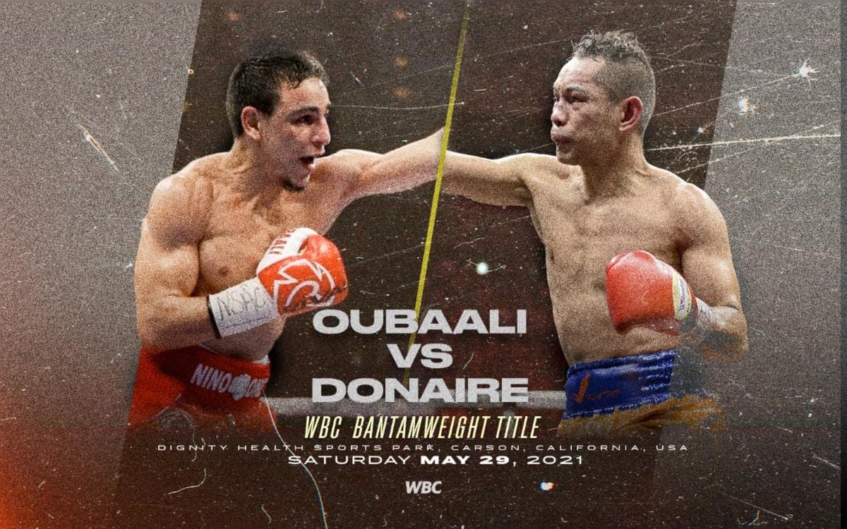 Nordine Oubaali vs Nonito Donaire WBC Poster