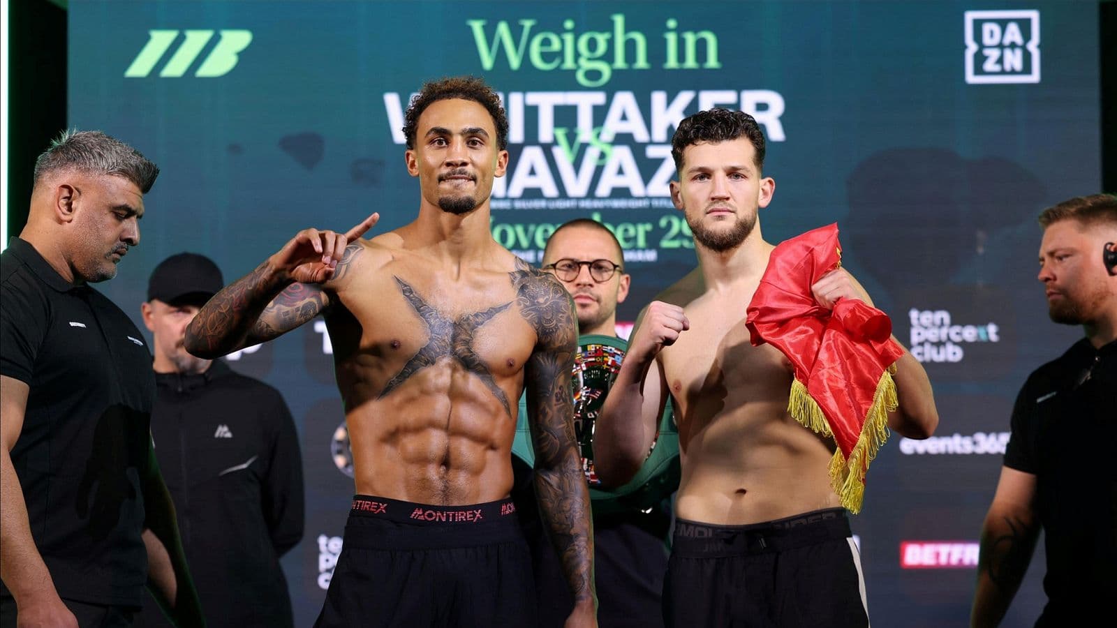 Ben Whittaker vs Benjamin Gavazi Weighin