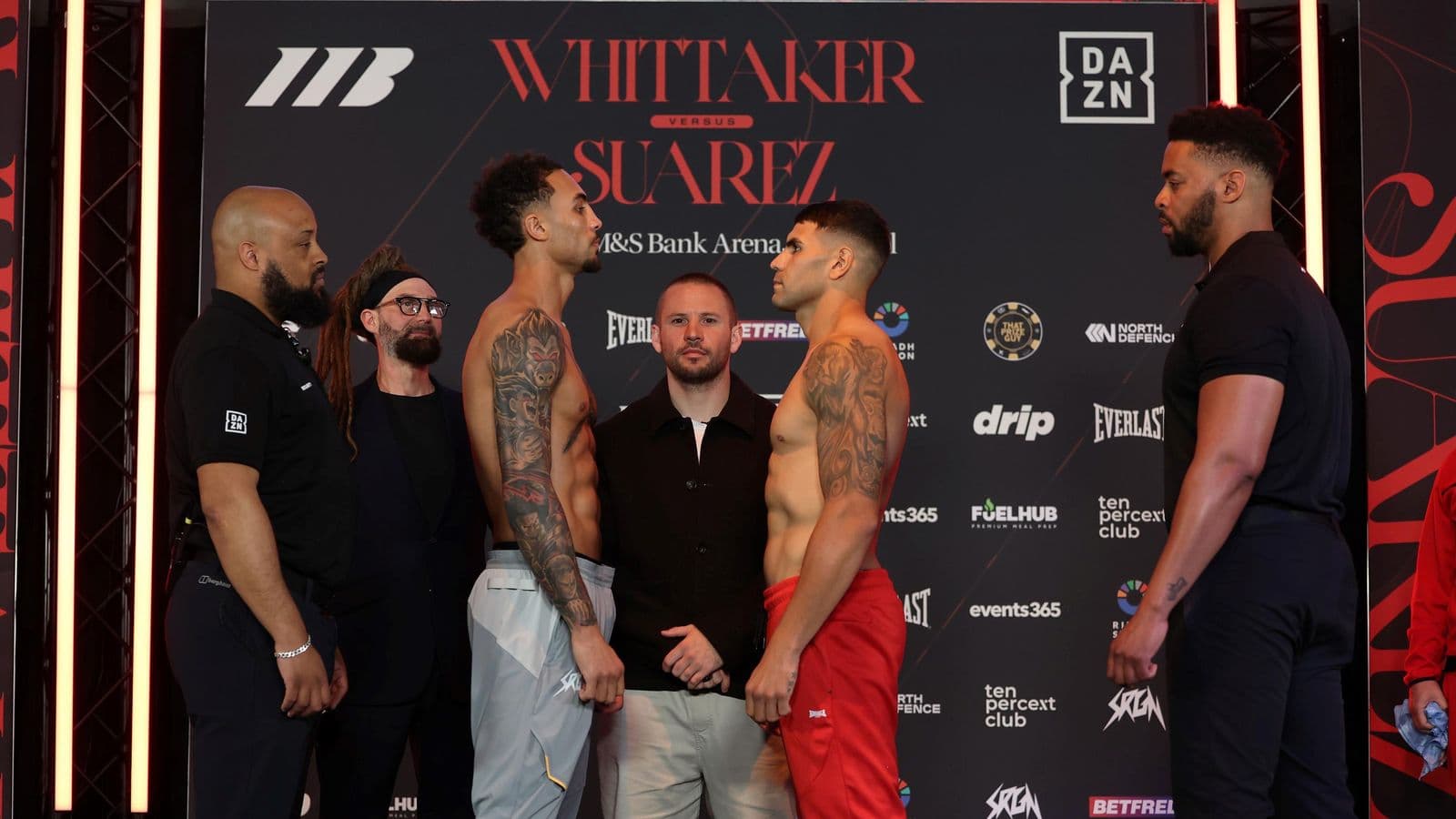 Ben Whittaker vs Braian Suarez Weighin