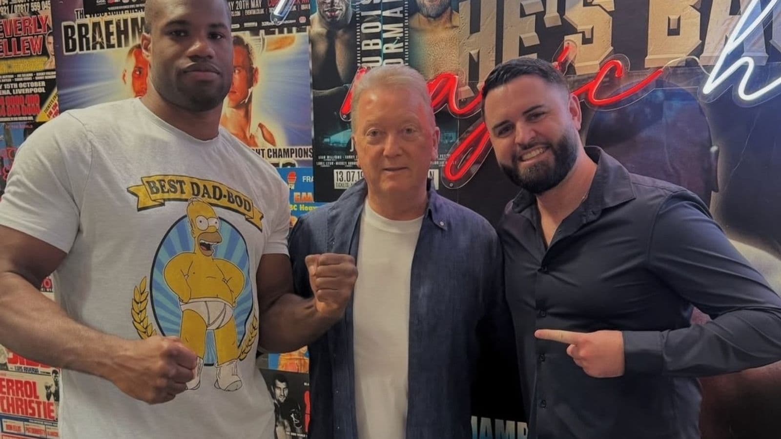 Daniel Dubois Frank Warren Sam Jones