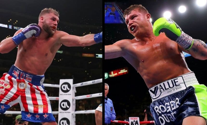 Billy Joe Saunders and Canelo