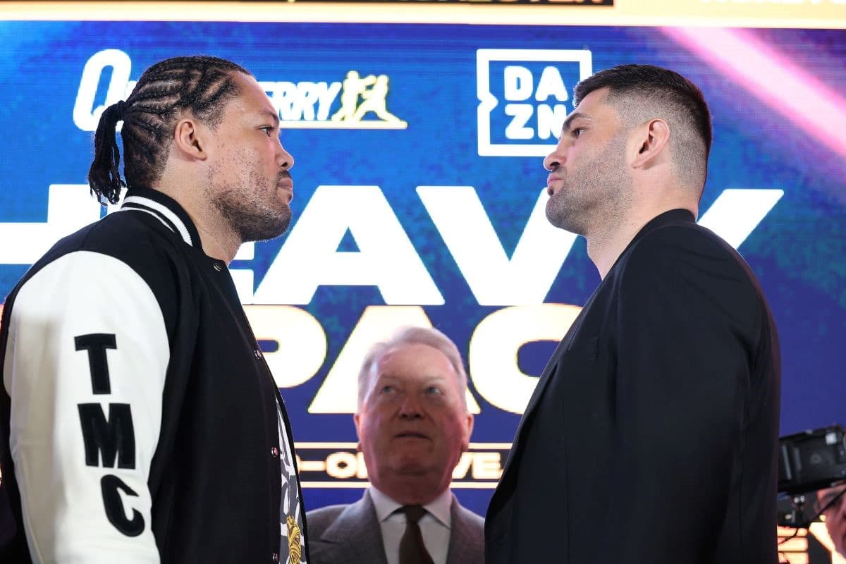 Joe Joyce vs Filip Hrgovic Faceoff